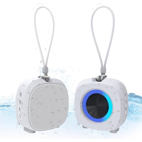 Altavoz Peicheng, Pequeño Altavoz Portátil Bluetooth Inalámbrico Ipx5 Para Ducha, Resistente Al Agua