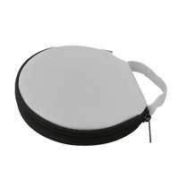 Magideal - Estuche Para Cd Dvd Con Capacidad Para 20 Piezas, Portátil, Antiarañazos, Compacto, Y Redondo, Soporte Para Discos De Dvd, De Gris