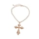 thumbnail image 1 of Collar Con Colgante De Cruz, Joyería Sencilla Para Mujer, Ideal Para Fiestas Navide?as, Regalos De Cumplea?os, Dorado., 1 of 5