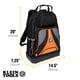 thumbnail image 4 of Mochila Klein Tools Extra Storage Negra Grande, 4 of 9