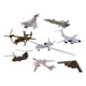 thumbnail image 3 of Modelo de avión, Kits de construcción de adornos para estantes, Kit de rompecabezas de avión planeador de juguete de para niños, niñas, niños, Estilo B, 3 of 5