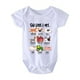 thumbnail image 3 of Infant Baby Girls Cute Animal Graphic Print Romper, Newborn Short Sleeve Round Neck Onesie Clothes, 3 of 5