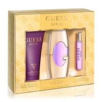 Set De Perfumes Guess Gold Eau De Parfum Para Mujer 75 Ml + 15 Ml + 200 Ml
