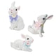 thumbnail image 2 of Estatua De Conejo De 3 Uds, Divertida Y Bonita Figura De Conejo Para Mesa Interior Y Exterior, Cocina, Color Blanco, 2 of 5