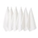 thumbnail image 1 of Dishtowel DII Basic de algodón liso tejido plano blanco, 6 piezas, 1 of 9