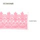thumbnail image 2 of Uxcell Encaje de Algodón Vintage Crochet 3 pulgadas x 4.8 yardas Cinta de Encaje Elástico Rojo Sandía, 2 of 5