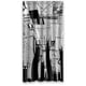 thumbnail image 1 of Cortina de ducha contemporánea con diseño de gato negro y lápiz en blanco y negro, juego de cortina de baño con ganchos, tamaño 36 x 72 pulgadas, 1 of 3