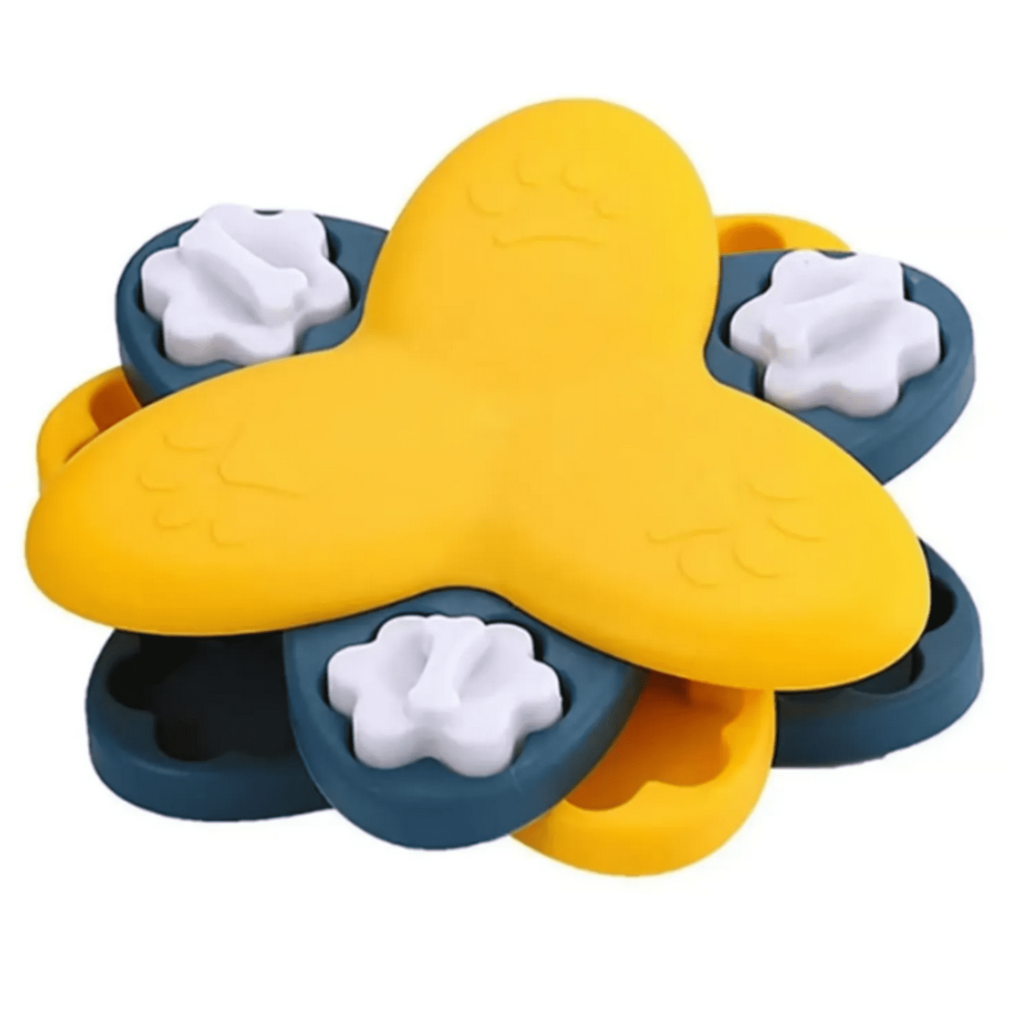 Genérico - Plato Dispensador Alimentos Giratorio Interactivo Mascotas