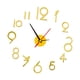 thumbnail image 2 of Reloj De Pared De Bricolaje Kit De Reloj De Bricolaje Grande Para Decoración De Sala De Estar Fácil De Montar Oro, 2 of 5