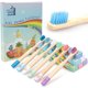 thumbnail image 1 of Kids Bamboo Toothbrushes, BPA-Free Soft Bristles, Eco-Friendly, 1 of 3