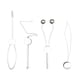 thumbnail image 3 of Kit De Herramientas Para Atado De Moscas, Accesorios Para Atado De Moscas, Enhebrador, 4 Uds., 3 of 3