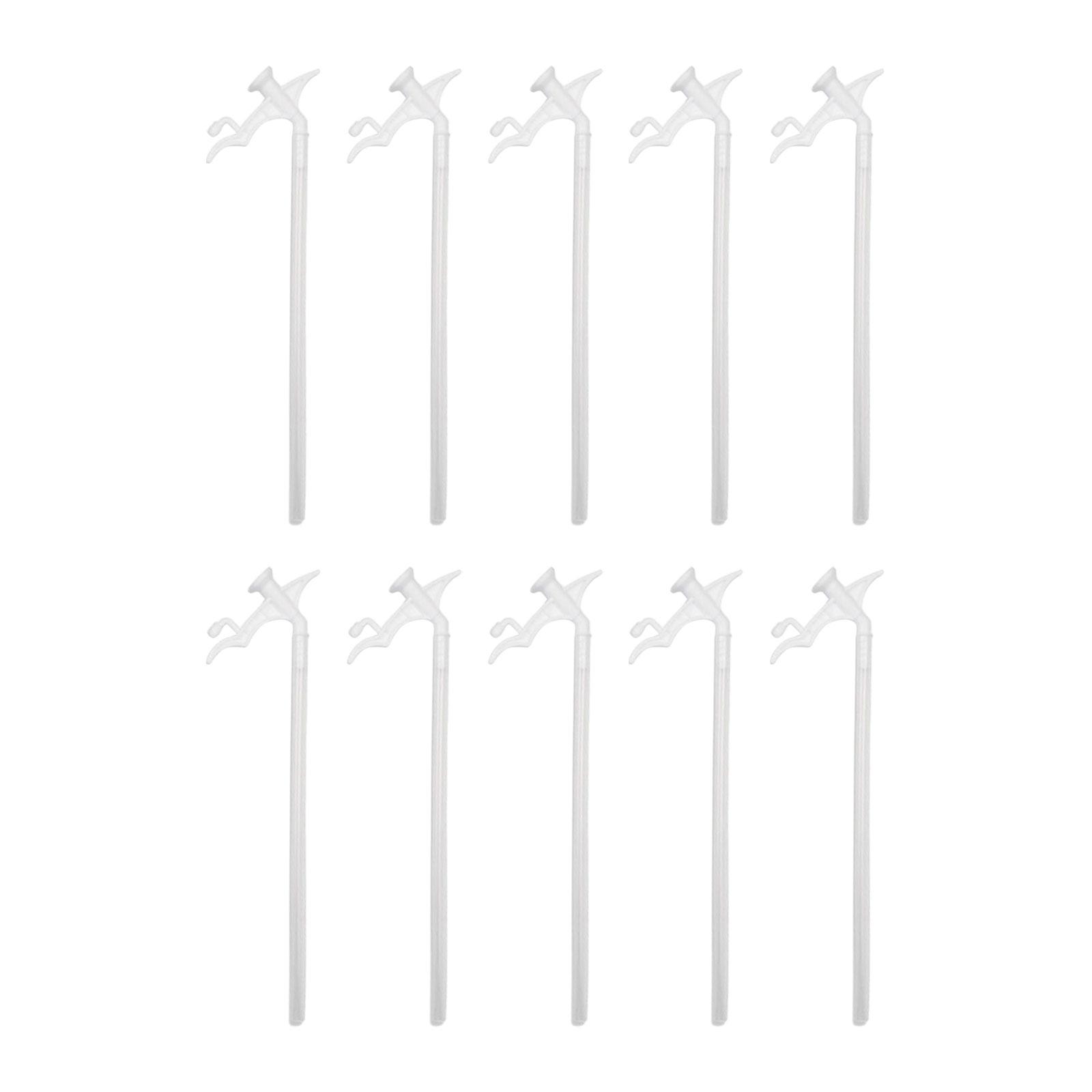 Ioensy - 10X Tubos De Repuesto De Espuma En Aerosol, Puntas De Tubo Sellador De Espuma En Aerosol Transparente, Portátiles