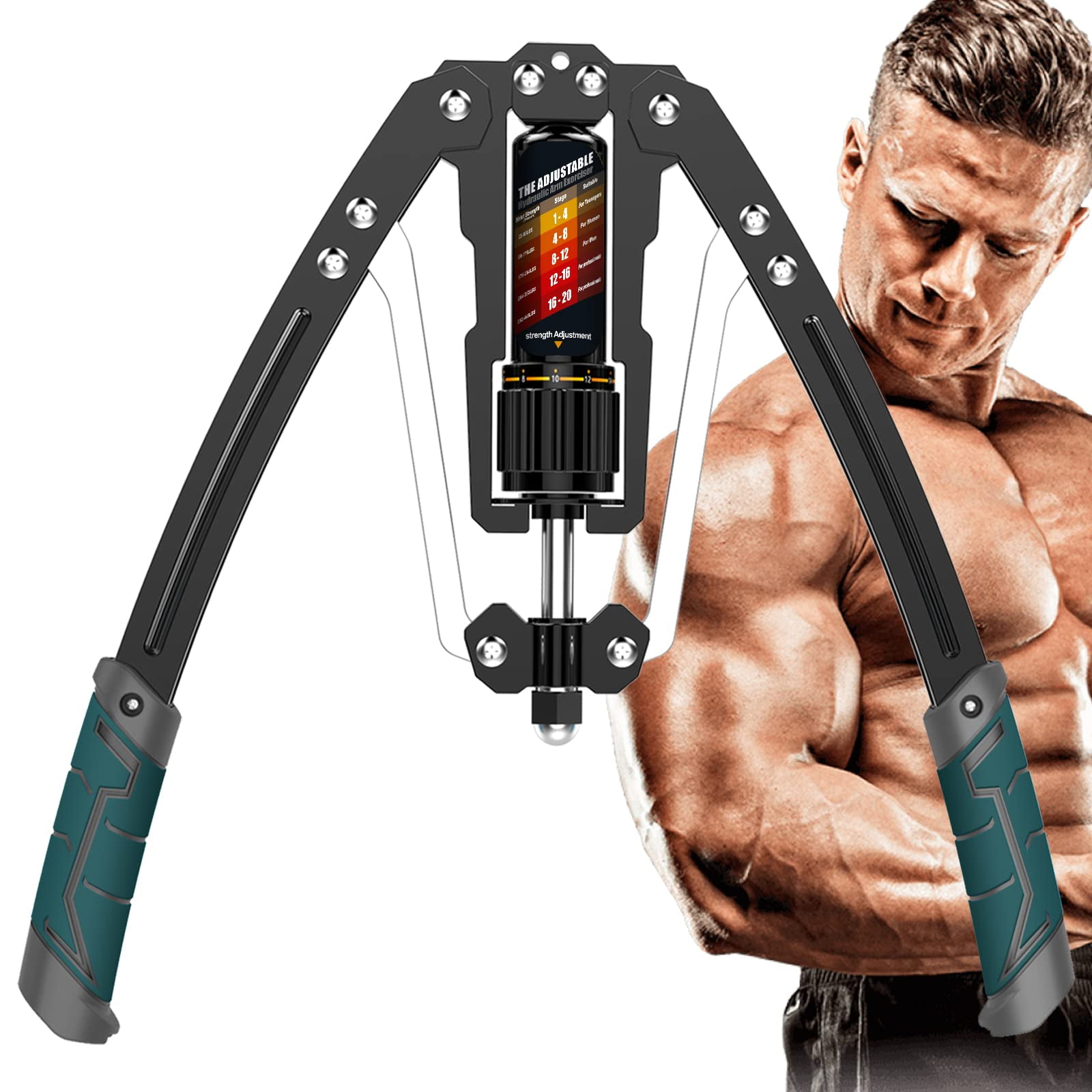 Ejercitador De Brazos East Mount Twister Ajustable De 10 A 200 Kg