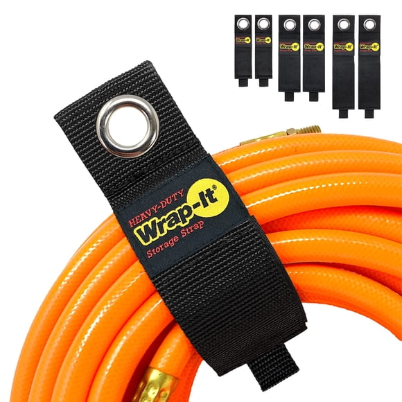 Paquete De 6 Correas De Almacenamiento Wrap It Heavy Duty Para Cordones Y Cables