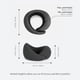thumbnail image 4 of Almohada cervical OSTRICH PILLOW Go Premium Memory Foam Travel, 4 of 6