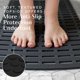 thumbnail image 5 of Alfombra de Baño Antideslizante SlipX Solutions 79 cm x 38 cm Negra con Peso, 5 of 7