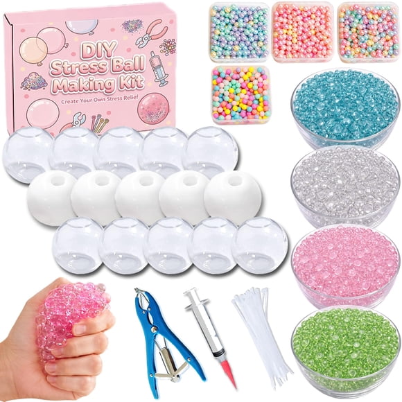 Kit DIY de Pelotas Antiestrés Donpidd 15 Fundas y 8 Rellenos