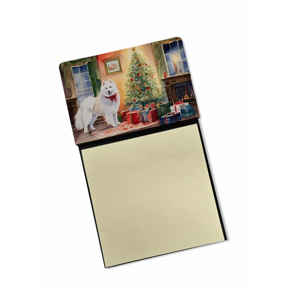 Porta notas adhesivas Caroline's Treasures Samoyed Cozy Christmas