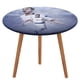 thumbnail image 1 of Son Heung min theme Fitted Round Tablecloths Elastic Edged Table Covers Waterproof Table Cloth For Kitchen Holiday Party Tables Decor 120cm, 1 of 6