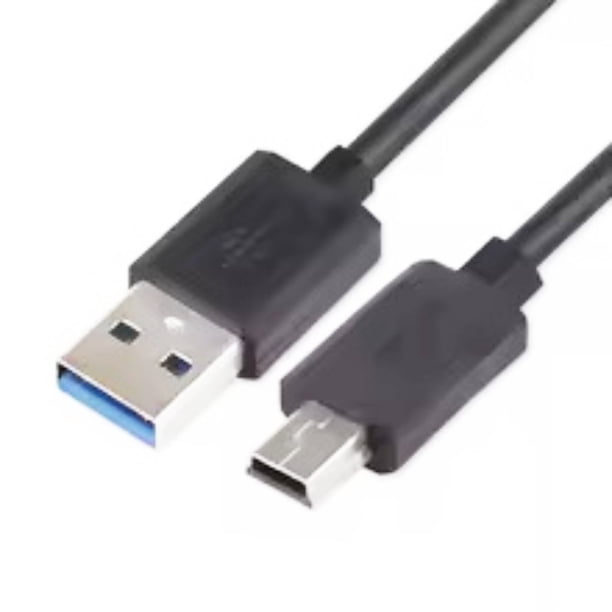 Cable de carga y datos USB normal a USB Mini transferencia rápida USB 3.0 a USB Mini