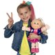 thumbnail image 3 of Muñeca JoJo Siwa de peluche para niños Cabbage Patch, 35 cm, con vestido, 3 of 4