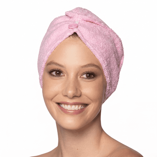 Lady Genny - Set Toalla De Cabello & Gorro De Baño