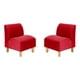 thumbnail image 1 of Set Poltrona Soft 1C Felpa 05 Rojo, 1 of 5