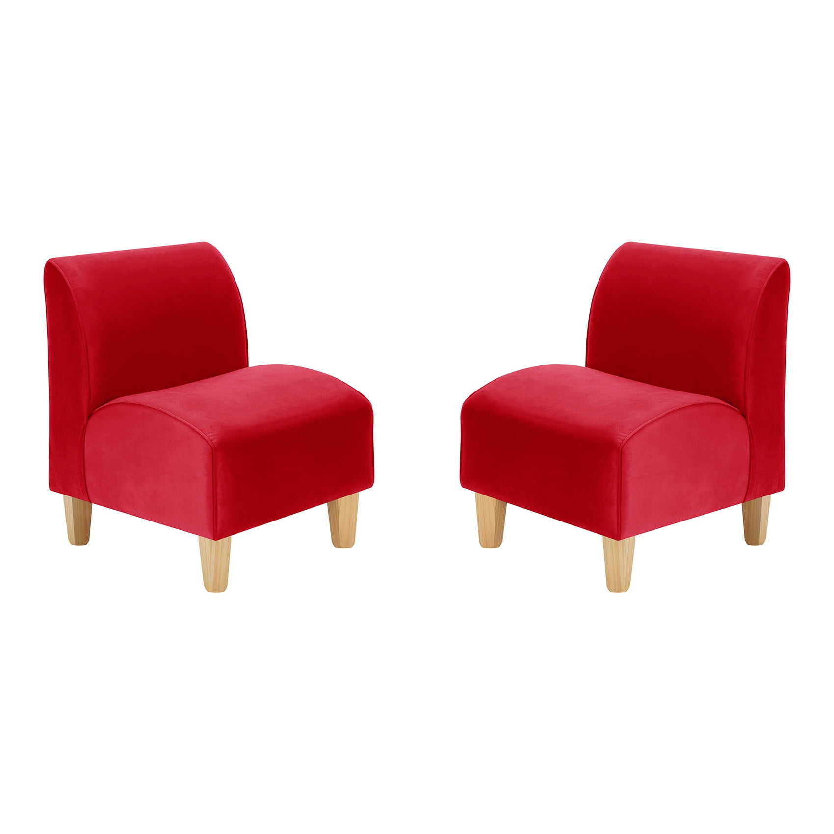 Bodevir - Set Poltrona Soft 1c Felpa 05 Rojo