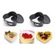 thumbnail image 3 of Pack X2 Moldes Torta Corazon Moldes Desmontable De Queque Molde Desmontable Pequeño Molde Repostería, 3 of 7