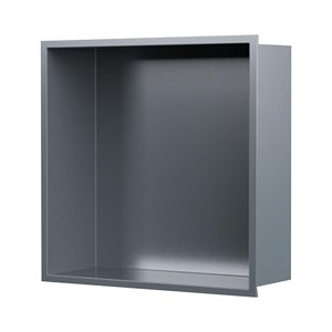 Bothyi - Nicho De Pared Para Ducha De Baño, Mueble De Pared De Acero Inoxidable, Color Gris