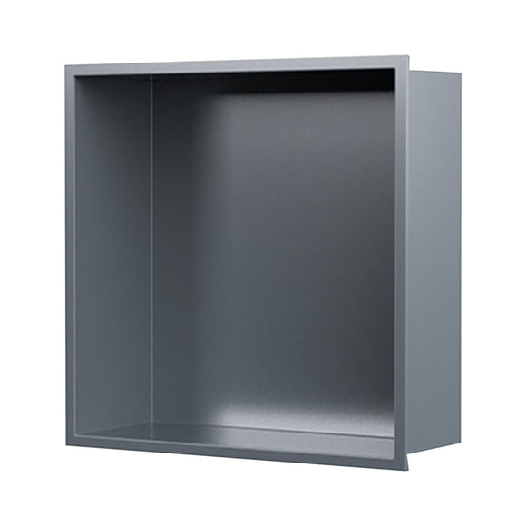 Nicho De Pared Para Ducha De Baño, Mueble De Pared De Acero Inoxidable, Color Gris