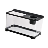 Magideal - Tanque De Pescado Betta Mini De Pescado 34X21X20 Cm Caja De Alimentación De Anfibios Transparentes Terrario De Reptiles De Pescado Para Pescado De Negro