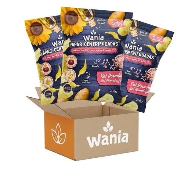 Pack Papas Centrifugadas Wania 200g 12 UN