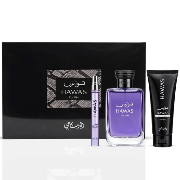 Set de regalo de perfume Rasasi Hawas For Men Eau de Parfum 100 ml