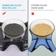 thumbnail image 4 of Chaleco pesado Henkelion para hombres, mujeres y niños de 2 a 5.5 kg incluido, 4 of 7