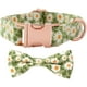 thumbnail image 1 of Collar de pajarita para perro, con diseño floral, ajustable y suave para gatos pequeños, medianos y grandes. Bonitos estampados de margaritas, cómodo collar de algodón con hebilla de metal, regalo dur, 1 of 6