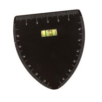 Ioensy - Plantilla De Cejas De Acero Inoxidable Para Principiantes, Color Negro, Herramienta De Modelado Fácil De Usar, Forma De V