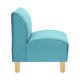 thumbnail image 3 of Poltrona Soft 1C Felpa 05 Turquesa, 3 of 4