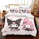 thumbnail image 1 of Cute Anime Cartoon Duvet Cover Set 3D Printed Lightweight and Comfortable Bedding 3-Piece Bedding for Boys and Girls Bedroom Decoration, 1 of 5