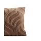 thumbnail image 2 of Set De 4 Fundas Peludas Hoja 45x45 Cafe, 2 of 3