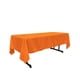 thumbnail image 1 of Mantel LA Linen, popelina de poliéster, lavable, 152 x 259 cm, color naranja, 1 of 2
