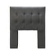 thumbnail image 1 of Respaldo Cama 1 Plaza Lino Gris Oscuro Sevilla CP, 1 of 2