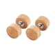thumbnail image 1 of Madera Madera Mujeres Pendientes Stud Ear Plugs Piercings Tornillo 8mm Natural, 1 of 3