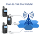 thumbnail image 5 of Kayotom Global Alcance Ilimitado 4G LTE Walkie Talkies con SIM, Radios de Larga Distancia Bidireccionales, PTT a Nivel Nacional, Paquete de 2, 5 of 11