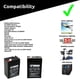 thumbnail image 3 of Batería Battery Hawk 6V 4.5Ah SLA - Pack de 5, 3 of 8