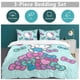 thumbnail image 5 of Hello Kitty Duvet Cover Set 3-Piece Bedding Set Soft Warm And Comfortable Soft Bed Set for Bedroom All Season Bed Sheets, 5 of 5
