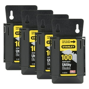 Cuchillas Utilitarias Stanley 11-921A 1992 De Alta Resistencia, Paquete De 100