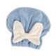 thumbnail image 1 of Gorro De Toalla Para Secar El Cabello, Gorro De Baño Para La Cabeza, Toalla De Baño Para Cabello Rizado, Pelo Largo, Azul, 1 of 3