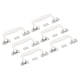 thumbnail image 1 of Uxcell 130mm 6Pack Asas de Equipaje Asa de Tracción Reemplazo de Asas para Maleta, Blanco, 1 of 5