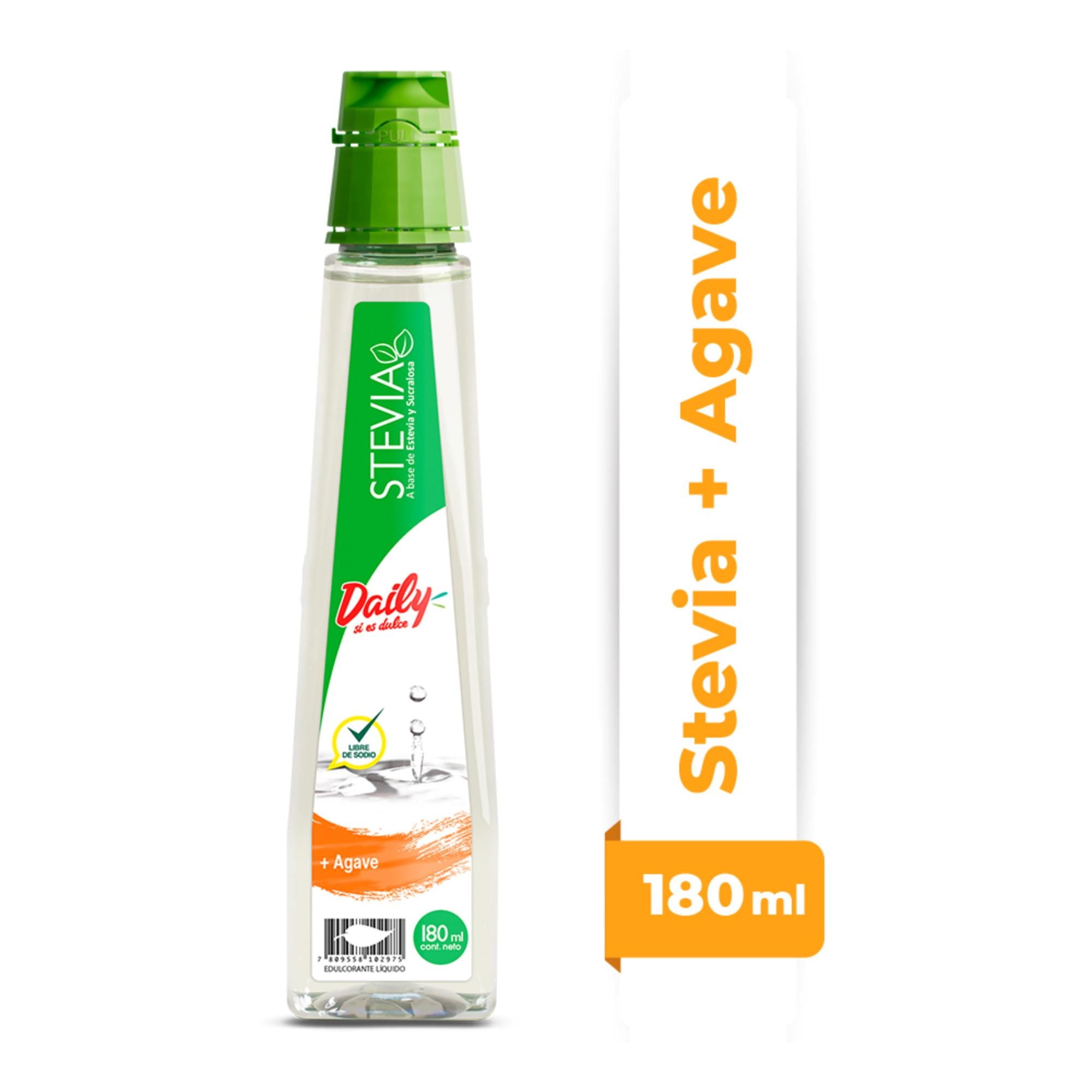 Endulzante Líquido Stevia + Ágave Botella 180 ml Daily